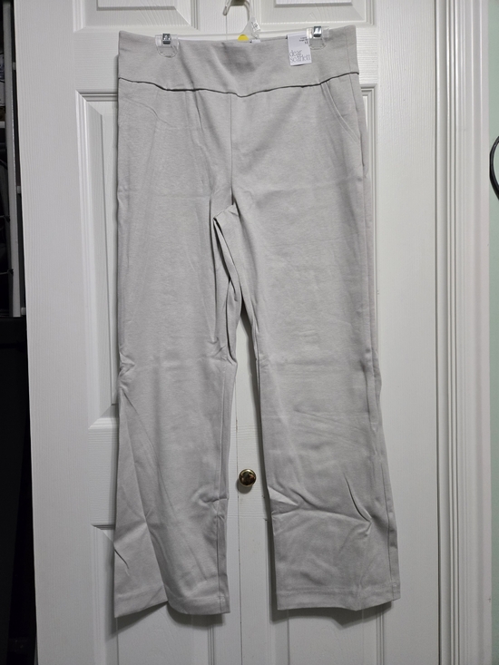 Dear Scarlett Pants - Dear Scarlett Magic Pearl Gray Straight-Leg Pants